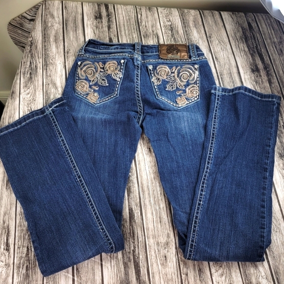 Vintage 2000s LA idol USA Stretch Bootcut Jeans - Picture 4 of 9